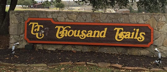 thousand trails sign