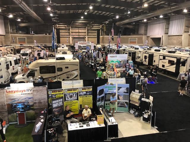 image of vendor booth in the Tamps RV show