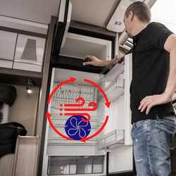 RV Fridge Air Circulation