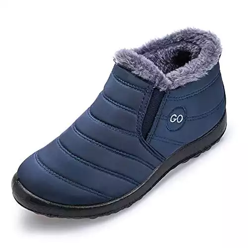Womens super warm ankle booties