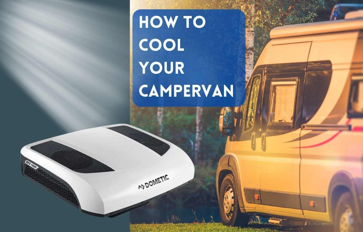 camper van and air conditioner