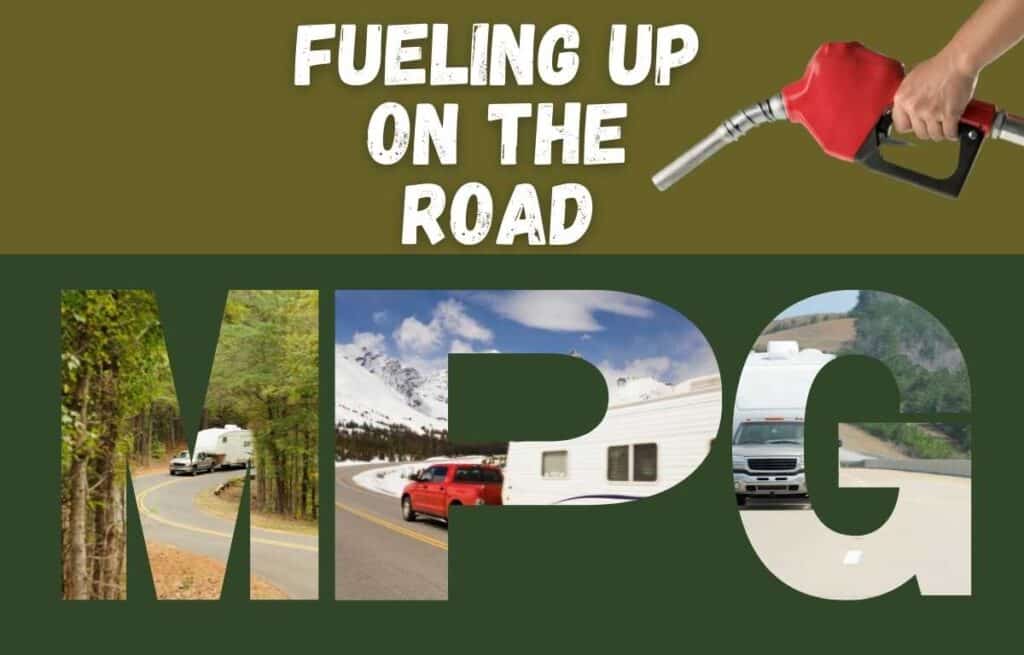 MPG symbol with RV images inside the letters