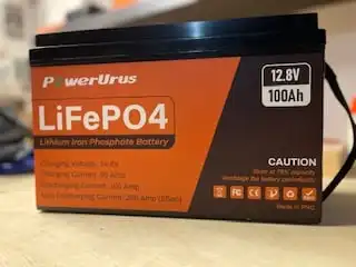 PowerUrus 12V 100AH LiFePO4 Deep Cycle Rechargeable Battery