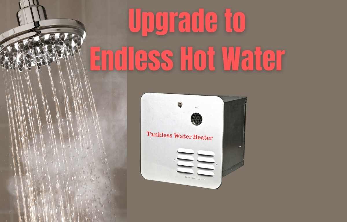tankless hot water heater for an RV