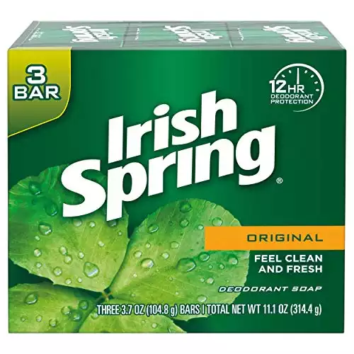 Irish Spring Deodorant Soap Original Bar