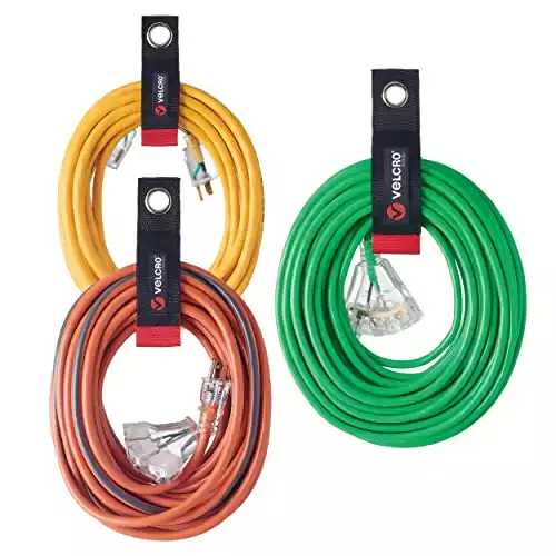 VELCRO Brand Easy Hang Extension Cord Holder and Organizer