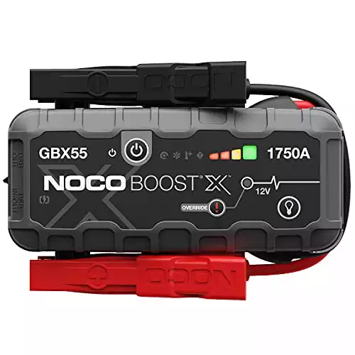 NOCO Boost X GBX55: For up to 7.5-Liter Gas and 5.0-Liter Diesel Engines