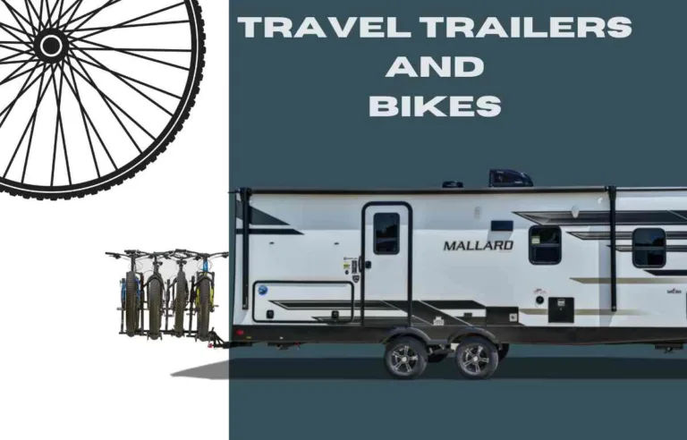 RV with bike rack on the back