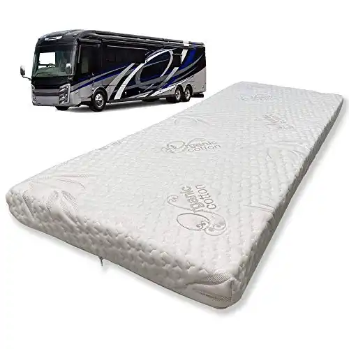 Foamma 6” x 28” x 72” Camper/RV Travel Memory Foam Bunk Mattress