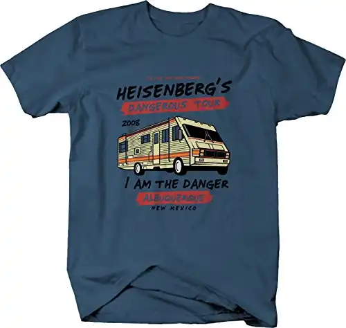 Heisenberg Dangerous Tour New Mexico Breaking Bad RV Tshirt