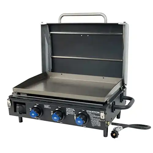 Razor GGC2228MG Stainless Steel Triple Burner Griddle