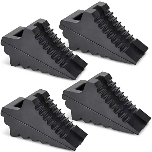 AFA Tooling - Set of 4 Heavy Duty Rubber Wheel Chocks