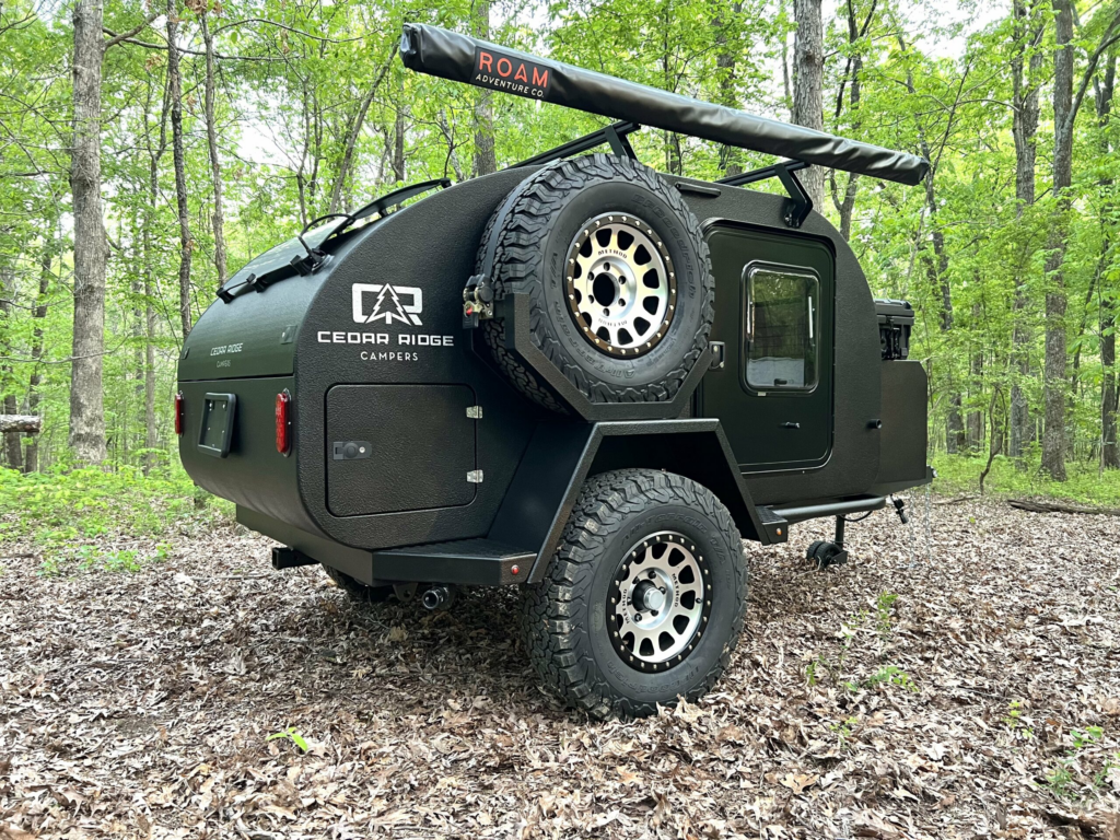 Off Road Camper in forest