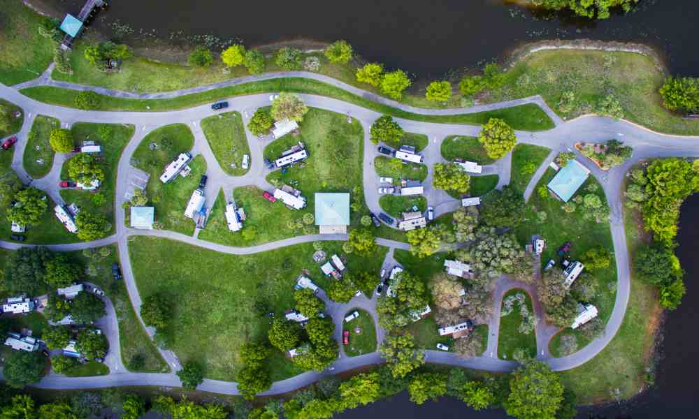 Campground Aerial View