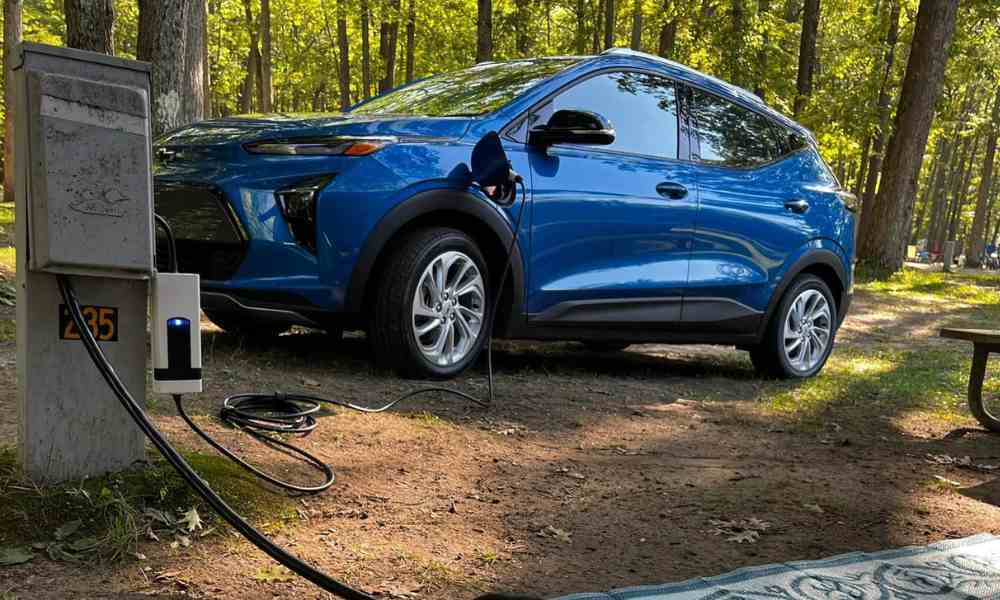 EV charging at campground