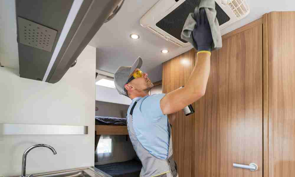 Cleaning RV AC