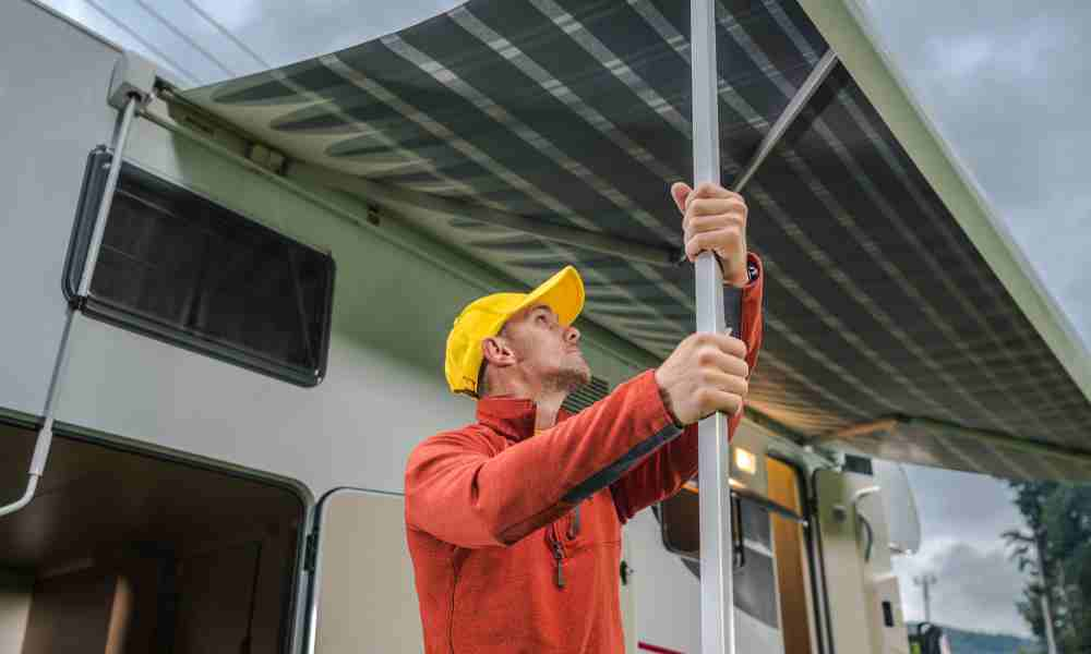 Extending RV Awning